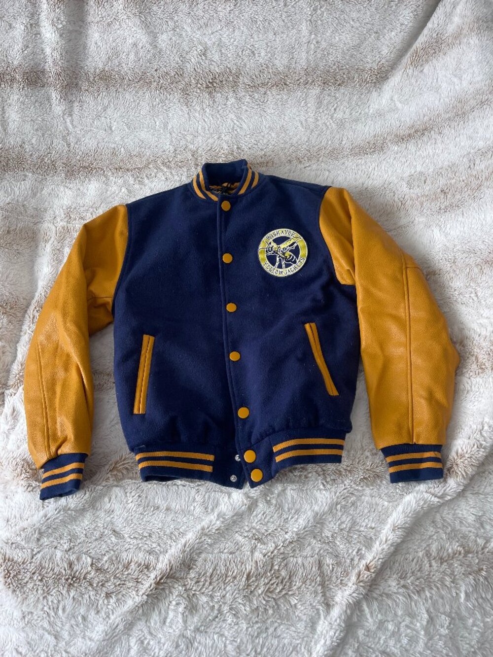 Wiskayok High School Yellowjackets Varsity Jacket in Small